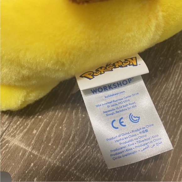 Built a Bear Pikachu Pokémon Stuff Animal NWT - Picture 8 of 14